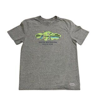 Men's Life is Good Crusher Tee Golf Social Distancing - Size M - Like New!